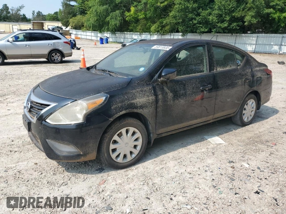 2016 Nissan Versa SV z VIN 3N1CN7AP3GL846612, wystawiony jako Copart lot #59813835 z przebiegiem Nie podano mil oraz Czysty tytuł • Clean title. Historia ofert i sprzedaży dostępna na DreamBid. Obrazek 1.