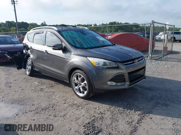 2013 Ford Escape Titanium with VIN 1FMCU0J96DUC31879, listed as a IAAI auction lot 42637019 with 66,096 mi miles and . Bid and sale history available at DreamBid. Image 1.