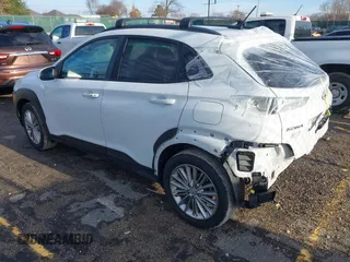 2021 Hyundai Kona SEL with VIN KM8K22AAXMU647635, listed as a IAAI auction lot 41656838 with 36,470 mi miles and . Bid and sale history available at DreamBid. Image 3.