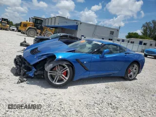 2016 Chevrolet Corvette 1LT with VIN 1G1YB2D79G5118053, listed as a Copart auction lot 64128375 with 14,060 mi miles and Salvage title. Bid and sale history available at DreamBid. Image 1.
