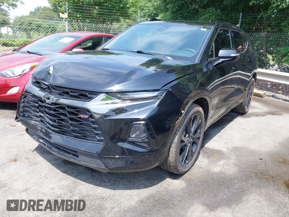 2021 Chevrolet Blazer RS z VIN 3GNKBERSXMS552535, wystawiony jako IAAI lot #42275935 z przebiegiem 106 952 mil mil oraz . Historia ofert i sprzedaży dostępna na DreamBid. Obrazek 17.