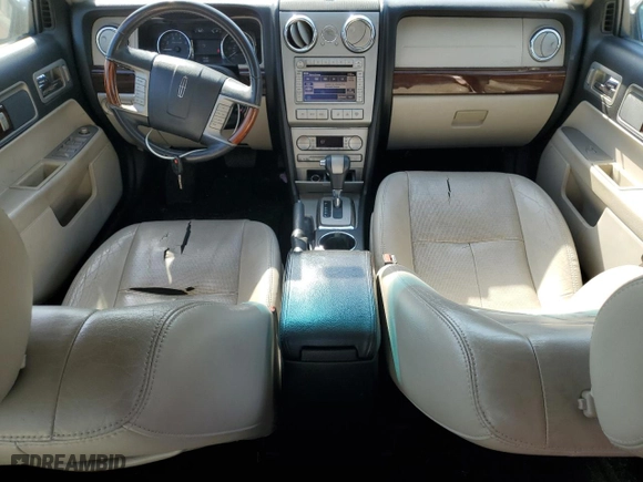 2008 Lincoln MKZ with VIN 3LNHM26T18R637443, listed as a Copart auction lot 53539215 with 188,684 mi miles and Salvage Title. Bid and sale history available at carsss.com. Image 8.