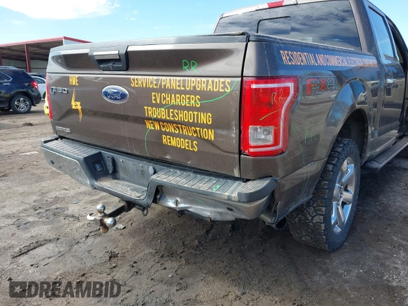 2015 Ford F-150 XLT with VIN 1FTEW1EG8FKE04306, listed as a IAAI auction lot 41864522 with 133,373 mi miles. Bid and sale history available at carsss.com. Image 6.