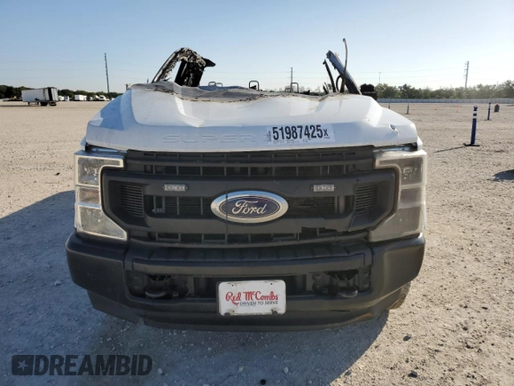 2022 Ford F-250 XL with VIN 1FT7X2AT2NEE90272, listed as a Copart auction lot 51987425 with Not provided miles and Non repairable. Bid and sale history available at DreamBid. Image 5.