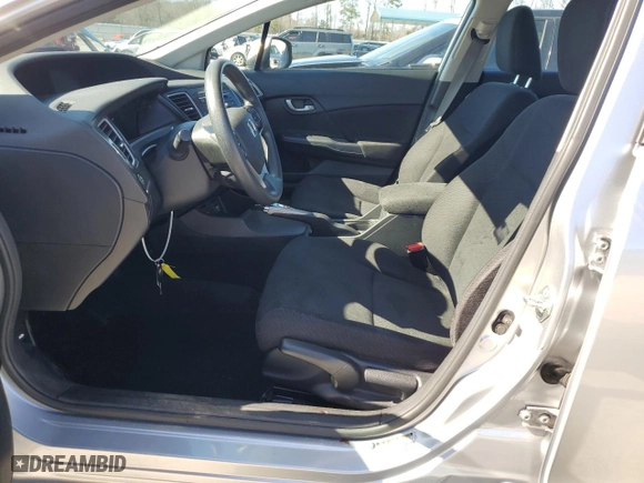 2013 Honda Civic Sdn LX with VIN 2HGFB2F56DH601502, listed as a Copart auction lot 45399845 with 31,092 mi miles and Salvage Title. Bid and sale history available at carsss.com. Image 7.