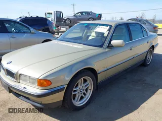 2000 BMW 7 Series 740iL with VIN WBAGH8340YDP13857, listed as a IAAI auction lot 41767665 with 194,786 mi miles. Bid and sale history available at carsss.com. Image 2.