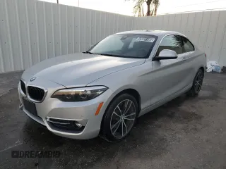 2020 BMW 2 Series 230i with VIN WBA2J1C09L7F46458, listed as a Copart auction lot 42691185 with 43,883 mi miles and Non Repairable. Bid and sale history available at carsss.com. Image 1.