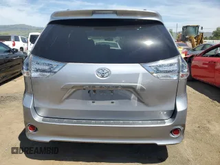 2017 Toyota Sienna SE with VIN 5TDXZ3DC1HS779282, listed as a Copart auction lot 54265745 with 44,395 mi miles and Salvage title. Bid and sale history available at DreamBid. Image 6.
