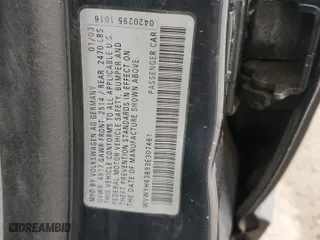 2003 Volkswagen Passat GLX with VIN WVWYH63B93E307461, listed as a Copart auction lot 81961384 with 139,029 mi miles and Salvage Title. Bid and sale history available at carsss.com. Image 12.