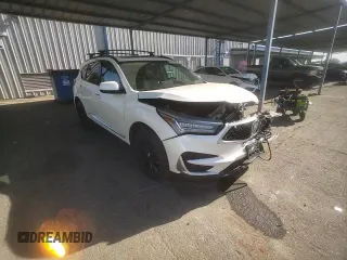 2019 Acura RDX with VIN 5J8TC2H31KL041576, listed as a Copart auction lot 53630195 with 75,325 mi miles and Salvage title. Bid and sale history available at DreamBid. Image 14.