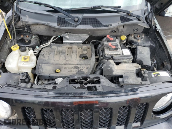 2014 Jeep Patriot Latitude with VIN 1C4NJPFB8ED674112, listed as a Copart auction lot 50460065 with 107,350 mi miles and Salvage Title. Bid and sale history available at carsss.com. Image 12.