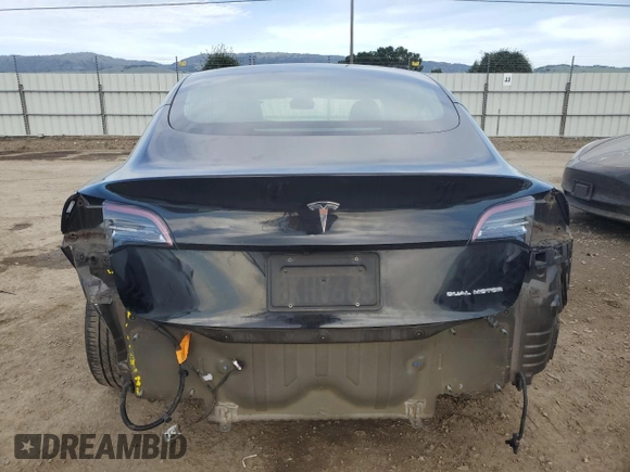 2019 Tesla Model 3 Long Range with VIN 5YJ3E1EB1KF212019, listed as a Copart auction lot 50134385 with 83,478 mi miles and Salvage Title. Bid and sale history available at DreamBid. Image 6.