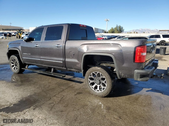 2015 GMC Sierra 2500HD available WiFi Denali with VIN 1GT120E81FF636011, listed as a Copart auction lot 46609505 with NaN miles and Salvage Title. Bid and sale history available at carsss.com. Image 2.