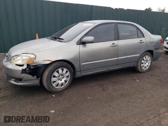 2003 Toyota Corolla CE with VIN 2T1BR32EX3C002101, listed as a Copart auction lot 51678735 with 168,201 mi miles and Salvage Title. Bid and sale history available at DreamBid. Image 1.