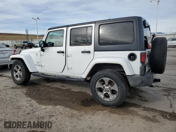 2018 Jeep Wrangler JK Unlimited Sahara with VIN 1C4HJWEG0JL923653, listed as a Copart auction lot 82151514 with 108,737 mi miles and Non Repairable. Bid and sale history available at carsss.com. Image 2.