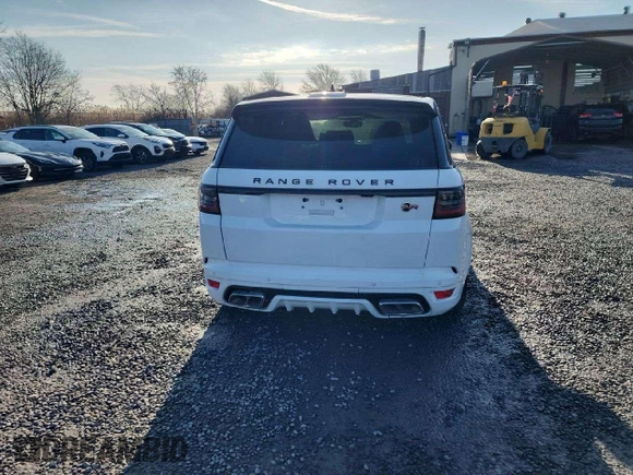 2022 Land Rover Range Rover Sport SVR with VIN SALWZ2RE8NA799997, listed as a Copart auction lot 44576385 with 50,379 mi miles and Salvage Title. Bid and sale history available at DreamBid. Image 6.
