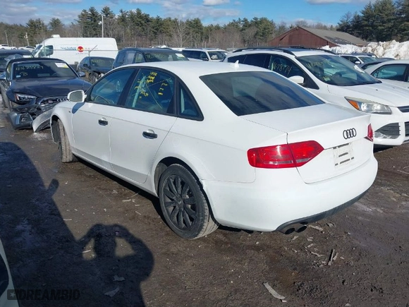 2012 Audi A4 2.0T Premium with VIN WAUBFAFL2CA115435, listed as a IAAI auction lot 41651961 with 142,894 mi miles. Bid and sale history available at carsss.com. Image 3.