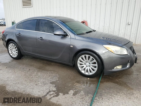 2011 Buick Regal CXL RL6 with VIN W04GU5GC6B1010104, listed as a Copart auction lot 47665605 with 166,820 mi miles and Clean Title. Bid and sale history available at carsss.com. Image 4.
