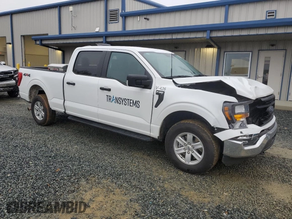 2023 Ford F-150 XL with VIN 1FTFW1E86PKG13350, listed as a Copart auction lot 87603215 with 12,534 mi miles and Salvage title. Bid and sale history available at DreamBid. Image 4.