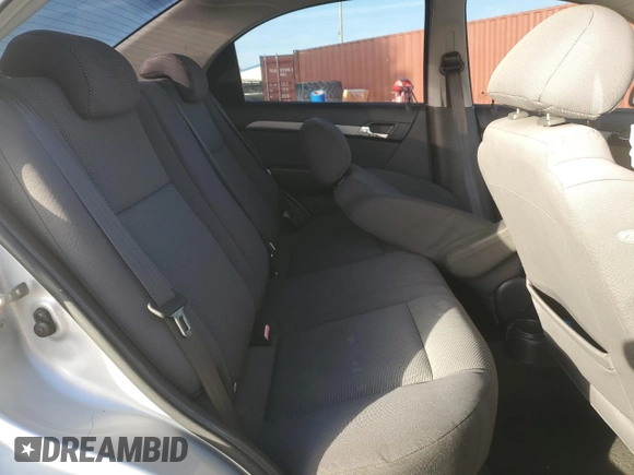 2008 Chevrolet Aveo LS with VIN KL1TD56688B280980, listed as a Copart auction lot 51821655 with 133,828 mi miles and Salvage Title. Bid and sale history available at carsss.com. Image 10.