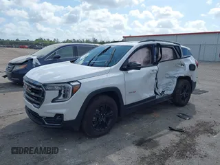 2024 GMC Terrain AT4 with VIN 3GKALYEG4RL380612, listed as a IAAI auction lot 41579408 with 9,739 mi miles and . Bid and sale history available at carsss.com. Image 2.