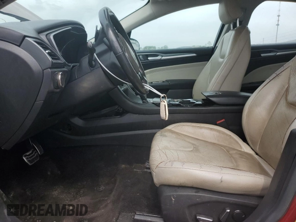 2016 Ford Fusion Titanium with VIN 3FA6P0K93GR347064, listed as a Copart auction lot 58547915 with 190,597 mi miles and Salvage title. Bid and sale history available at DreamBid. Image 7.