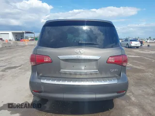 2017 Infiniti QX80 with VIN JN8AZ2NF8H9644800, listed as a IAAI auction lot 41898790 with 129,262 mi miles. Bid and sale history available at carsss.com. Image 16.