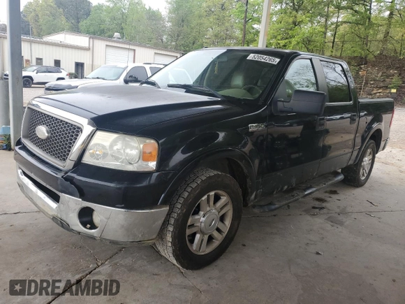 2008 Ford F-150 XLT with VIN 1FTPW12V38FB49393, listed as a Copart auction lot 52054265 with 301,847 mi miles and Salvage Title. Bid and sale history available at carsss.com. Image 1.