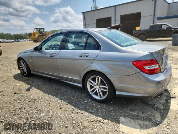 2012 Mercedes-Benz C 250 Sport with VIN WDDGF4HB4CA725244, listed as a Copart auction lot 65667205 with 96,335 mi miles and Salvage title. Bid and sale history available at DreamBid. Image 2.