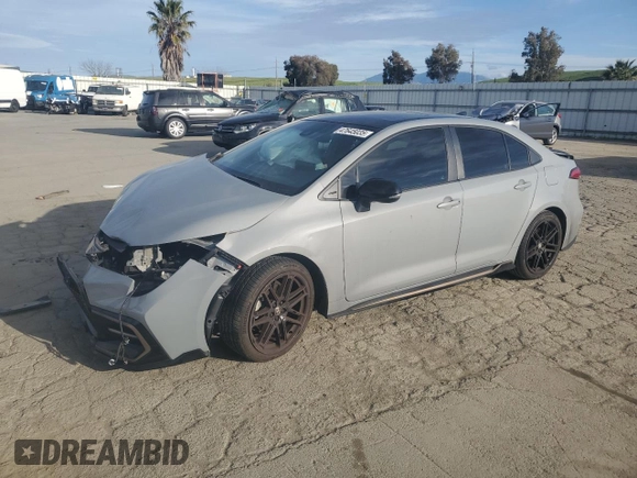2021 Toyota Corolla XSE with VIN 5YFT4MCE5MP094405, listed as a Copart auction lot 47645035 with 79,578 mi miles and Salvage Title. Bid and sale history available at carsss.com. Image 1.