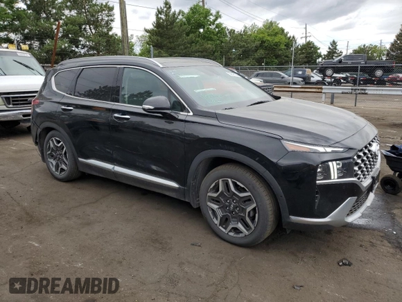 2023 Hyundai Santa Fe Hybrid Limited with VIN 5NMS5DA1XPH002065, listed as a Copart auction lot 59898194 with 37,169 mi miles and Salvage Title. Bid and sale history available at carsss.com. Image 4.