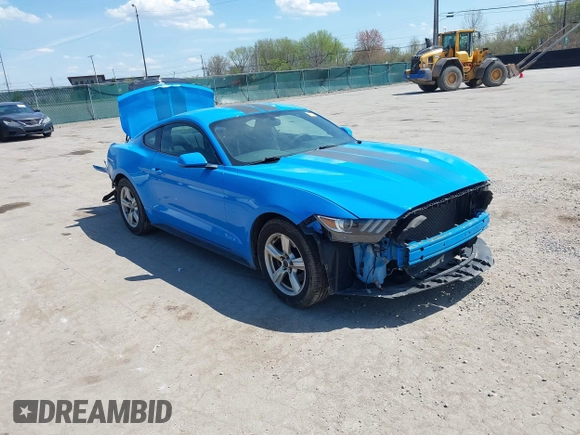 2017 Ford Mustang V6 with VIN 1FA6P8AM2H5333214, listed as a IAAI auction lot 42105523 with 121,324 mi miles and . Bid and sale history available at carsss.com. Image 1.