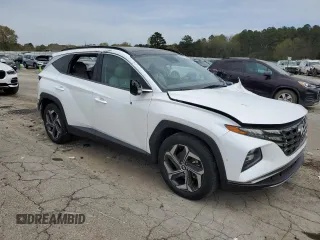 2022 Hyundai Tucson Limited with VIN 5NMJE3AE0NH025635, listed as a Copart auction lot 50610765 with 49,587 mi miles and Salvage Title. Bid and sale history available at carsss.com. Image 4.