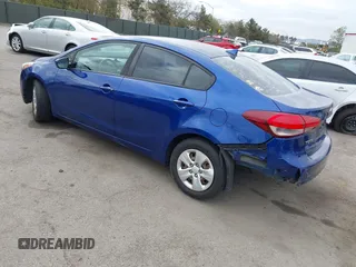 2018 Kia Forte LX with VIN 3KPFK4A77JE222924, listed as a IAAI auction lot 41896103 with 87,816 mi miles. Bid and sale history available at carsss.com. Image 3.