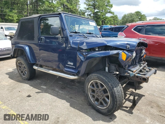 2006 Jeep Wrangler Unlimited LWB with VIN 1J4FA44S36P766549, listed as a Copart auction lot 64577974 with 0 mi miles and Salvage Title. Bid and sale history available at carsss.com. Image 4.
