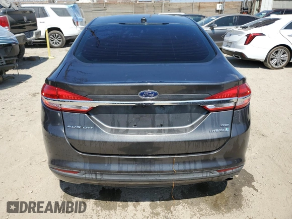 2017 Ford Fusion Hybrid SE with VIN 3FA6P0LU0HR355272, listed as a Copart auction lot 62834325 with 147,572 mi miles and Clean title. Bid and sale history available at DreamBid. Image 6.