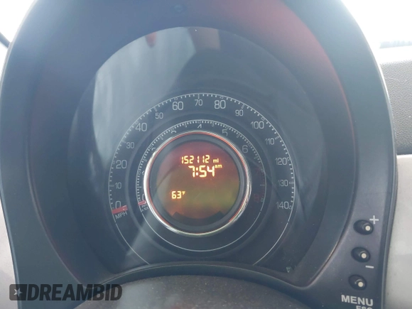 2012 FIAT 500 Sport with VIN 3C3CFFBR5CT357745, listed as a IAAI auction lot 42575343 with 152,112 mi miles and . Bid and sale history available at DreamBid. Image 15.