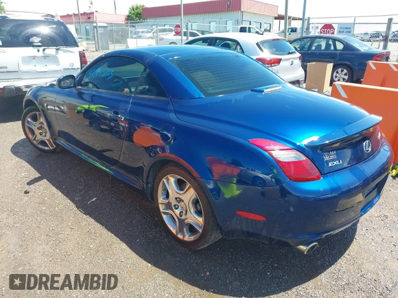 2006 Lexus SC 430 z VIN JTHFN48Y169004252, wystawiony jako IAAI lot #42293713 z przebiegiem 152 629 mil mil oraz . Historia ofert i sprzedaży dostępna na DreamBid. Obrazek 3.