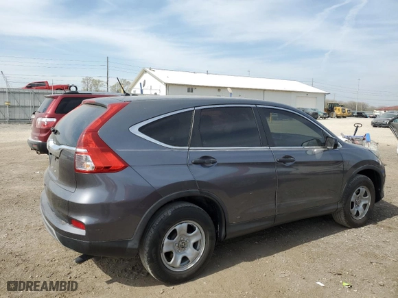 2015 Honda CR-V LX with VIN 3CZRM3H33FG714294, listed as a Copart auction lot 53556795 with 105,863 mi miles and Clean Title. Bid and sale history available at carsss.com. Image 3.