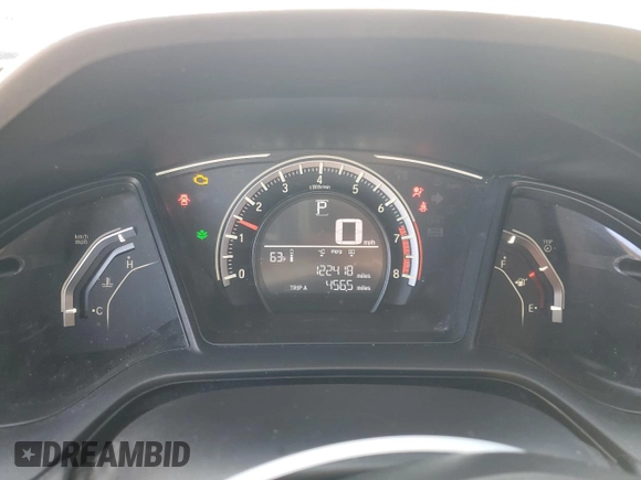 2017 Honda Civic LX with VIN 2HGFC2F5XHH537127, listed as a Copart auction lot 49743925 with 122,418 mi miles and Salvage Title. Bid and sale history available at DreamBid. Image 9.
