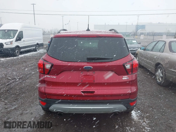 2019 Ford Escape SEL with VIN 1FMCU9HD2KUB22976, listed as a IAAI auction lot 41898421 with 19,471 mi miles. Bid and sale history available at carsss.com. Image 17.