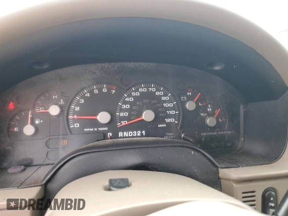 2004 Ford Explorer Eddie Bauer with VIN 1FMDU74W64UB74730, listed as a Copart auction lot 58534535 with 167,112 mi miles and Salvage title. Bid and sale history available at DreamBid. Image 9.