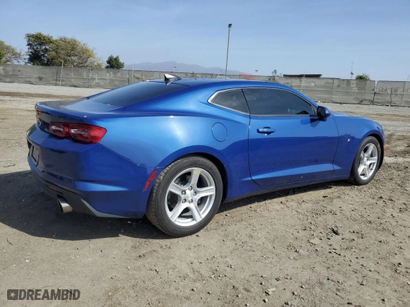 2021 Chevrolet Camaro 1LT with VIN 1G1FB1RX2M0142472, listed as a Copart auction lot 45917275 with 0 mi miles and Salvage Title. Bid and sale history available at carsss.com. Image 3.