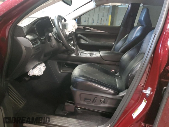 2022 Infiniti QX60 Luxe with VIN 5N1DL1FS8NC342420, listed as a Copart auction lot 79198454 with 43,126 mi miles and Salvage title. Bid and sale history available at DreamBid. Image 7.