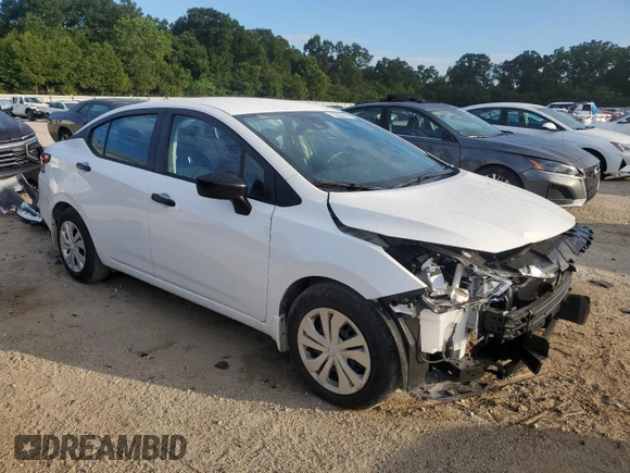 2024 Nissan Versa S with VIN 3N1CN8DV5RL913553, listed as a Copart auction lot 64141925 with 14,026 mi miles and Clean title. Bid and sale history available at DreamBid. Image 4.