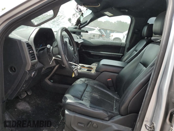 2020 Ford Expedition Max XLT with VIN 1FMJK1HT5LEA12523, listed as a Copart auction lot 56884785 with 159,041 mi miles and Salvage title. Bid and sale history available at DreamBid. Image 7.