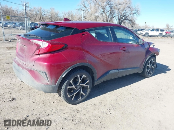 2018 Toyota C-HR XLE z VIN NMTKHMBX5JR051056, wystawiony jako IAAI lot #41740517 z przebiegiem 80 368 mil mil oraz . Historia ofert i sprzedaży dostępna na DreamBid. Obrazek 4.