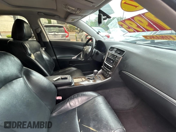 2011 Lexus IS 250 z VIN JTHBF5C21B5138295, wystawiony jako Copart lot #52821755 z przebiegiem 145 144 mil mil oraz Czysty tytuł • Clean title. Historia ofert i sprzedaży dostępna na DreamBid. Obrazek 5.