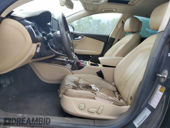 2012 Audi A7 Prestige with VIN WAU2GAFC6CN140635, listed as a Copart auction lot 61007245 with 156,190 mi miles and Clean title. Bid and sale history available at DreamBid. Image 7.