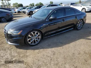 2012 Audi A6 Prestige with VIN WAUHGAFC7CN071920, listed as a Copart auction lot 55875485 with 150,352 mi miles and Salvage title. Bid and sale history available at DreamBid. Image 1.